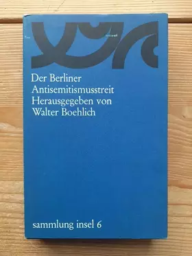 Couverture du produit · Der Berliner Antisemitismusstreit Herausgegeben