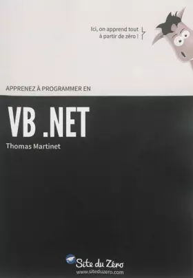 Couverture du produit · Apprenez à programmer en VB.NET