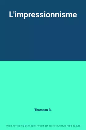 Couverture du produit · L'impressionnisme
