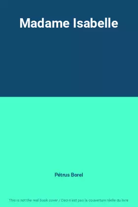 Couverture du produit · Madame Isabelle