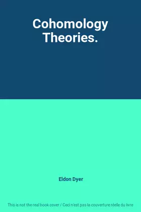 Couverture du produit · Cohomology Theories.