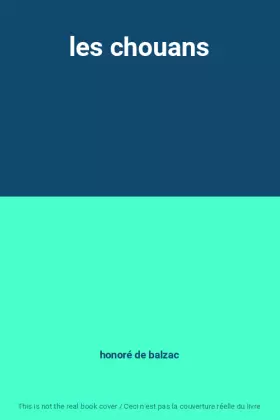 Couverture du produit · les chouans