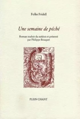 Couverture du produit · Une Semaine De Péché