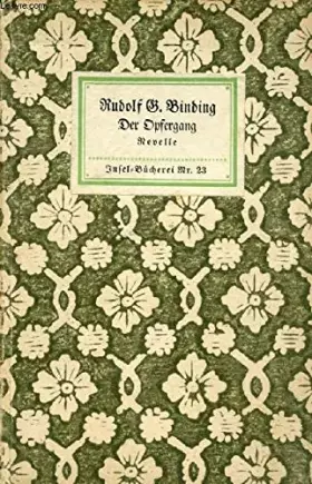 Couverture du produit · DER OPFERGANG