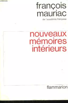 Couverture du produit · NOUVEAUX MEMOIRES INTERIEURS.