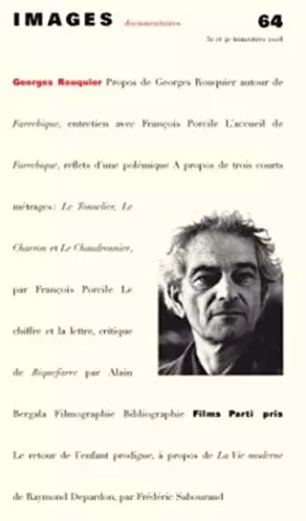 Couverture du produit · Images Documentaires N 64 - Georges Rouquier - 2008