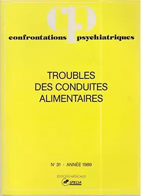 Couverture du produit · Troubles des conduites alimentaires