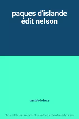 Couverture du produit · paques d'islande édit nelson