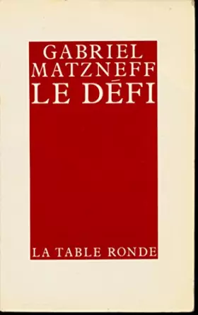 Couverture du produit · Le défi - Nouvelle édition revue et augmentée