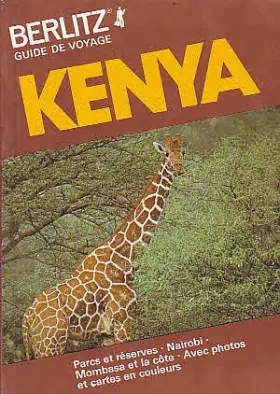 Couverture du produit · Kenya guide de voyage