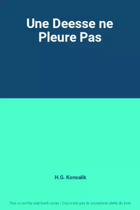 Couverture du produit · Une Deesse ne Pleure Pas