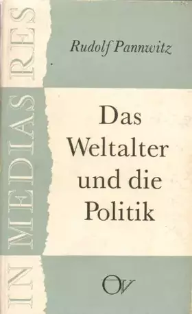 Couverture du produit · Das Weltalter und die Politik.