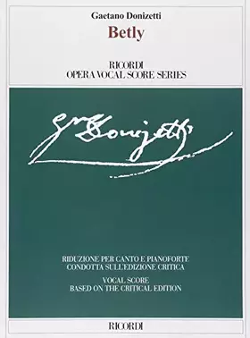 Couverture du produit · BETLY CHANT