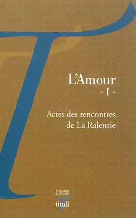 Couverture du produit · L'Amour I