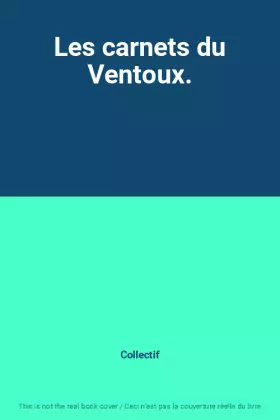 Couverture du produit · Les carnets du Ventoux.
