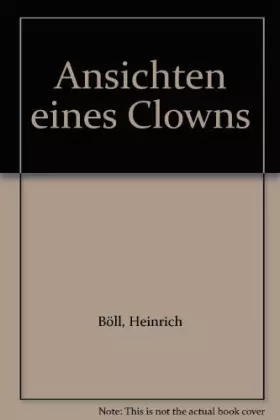 Couverture du produit · Ansichten eines Clowns