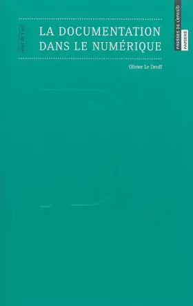 Couverture du produit · La documentation dans le numérique
