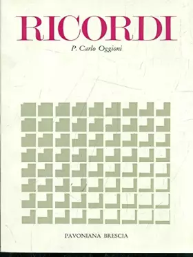 Couverture du produit · Ricordi