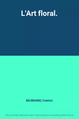 Couverture du produit · L'Art floral.