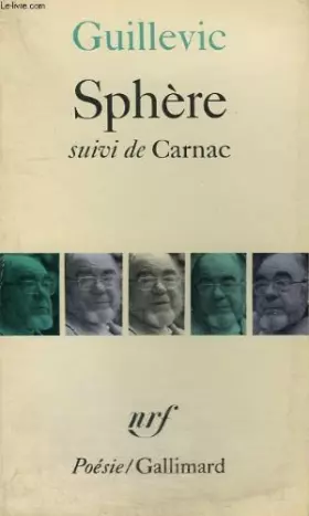 Couverture du produit · SPHERE SUIVI DE CARNAC. COLLECTION : POESIE.