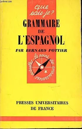 Couverture du produit · GRAMMAIRE DE L'ESPAGNOL