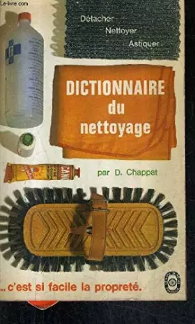 Couverture du produit · DICTIONNAIRE DU NETTOYAGE.