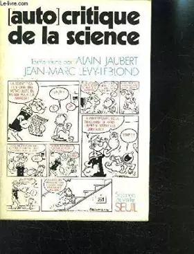 Couverture du produit · AUTO-CRITIQUE DE LA SCIENCE