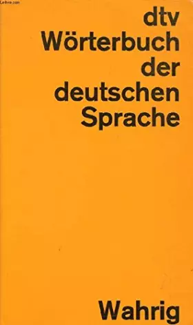 Couverture du produit · DTV-WÖRTERBUCH DER DEUTSCHEN SPRACHE