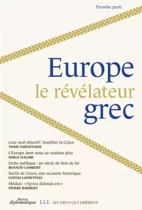 Couverture du produit · Europe : le révélateur grec