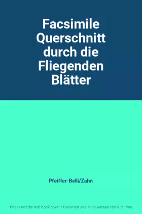 Couverture du produit · Facsimile Querschnitt durch die Fliegenden Blätter