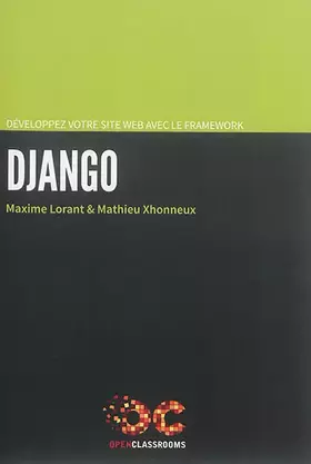 Couverture du produit · Développez votre site web avec le framework Django