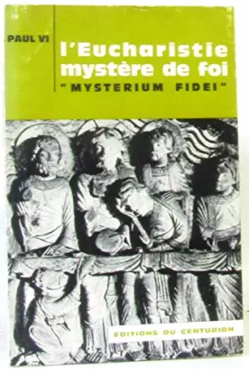 Couverture du produit · L'eucharistie mystère de foi