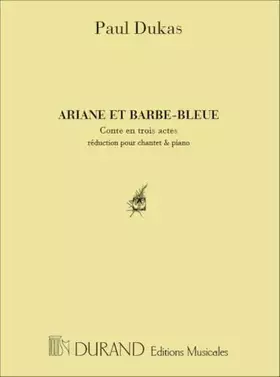 Couverture du produit · Ariane & Barbe-Bleue Piano