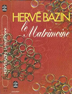 Couverture du produit · Le Matrimoine