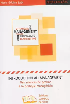 Couverture du produit · Introduction au management