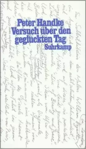 Couverture du produit · Versuch über den geglückten Tag: Ein Wintertagtraum ( 1992 )