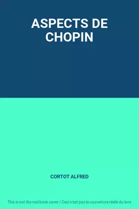 Couverture du produit · ASPECTS DE CHOPIN