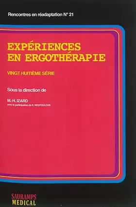 Couverture du produit · EXPERIENCES EN ERGOTHERAPIE 28 SERIE (0000)