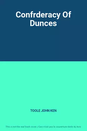 Couverture du produit · Confrderacy Of Dunces