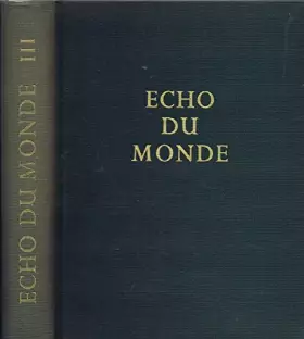 Couverture du produit · Echo du Monde Tome III