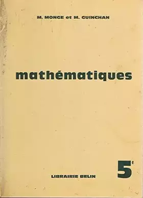 Couverture du produit · Mathématiques 5è