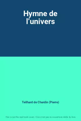Couverture du produit · Hymne de l’univers
