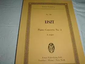 Couverture du produit · Liszt Piano Concerto No. 2 A Major - Edition Eulenburg