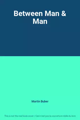 Couverture du produit · Between Man & Man