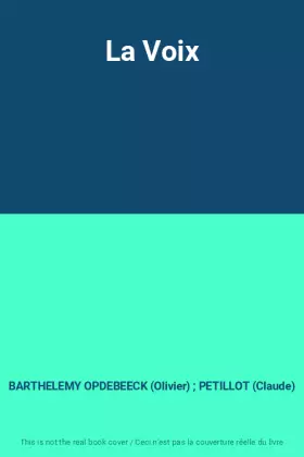 Couverture du produit · La Voix