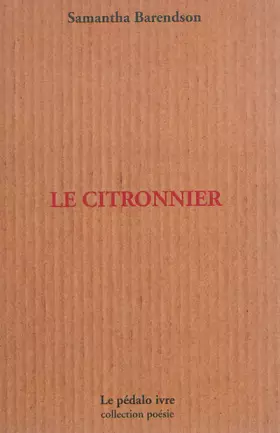 Couverture du produit · Le citronnier