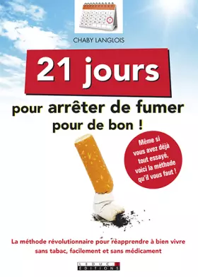 Couverture du produit · 21 jours pour arrêter de fumer pour de bon !