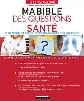 Couverture du produit · Ma bible des questions santé