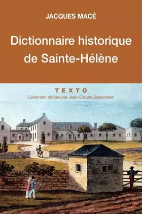 Couverture du produit · Dictionnaire historique de Sainte-Hélène