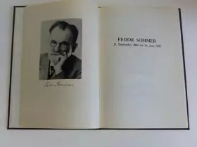Couverture du produit · Fedor Sommer. 21. September 1864 bis 16. Juni 1930